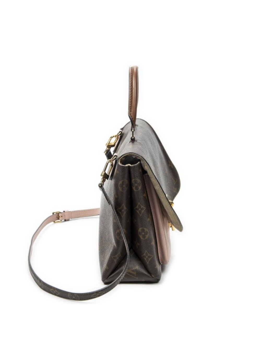 Louis Vuitton Marignan Messenger Brown Pink Monogram Canvas - Picture 4 of 10